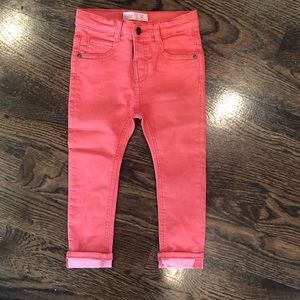 NWT! Zara toddler boy red jeans. Size 2/3